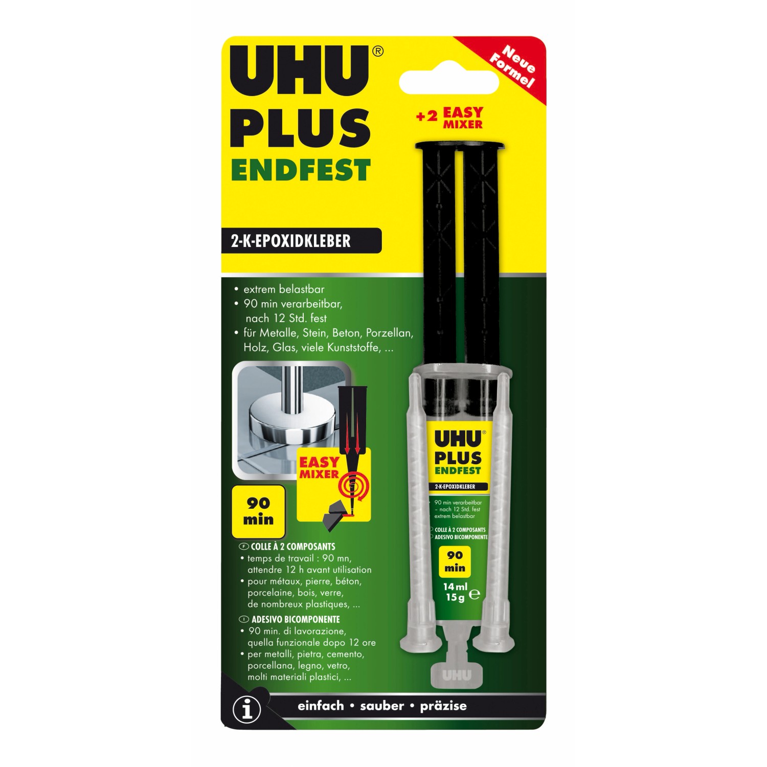 Uhu plus endfest Doppelkammerspritze 15 g günstig online kaufen