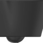 Detailaufnahme: Ideal Standard Connect Air Wand-WC, Tiefspüler, Schwarz, AquaBlade Technologie.