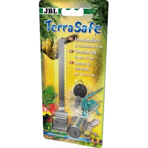 JBL TerraSafe Terrarium Schloss für Schiebetüren, sichere Verriegelung für Terrarien.