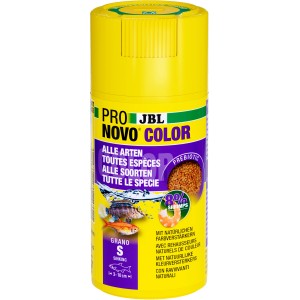 JBL Pronovo Color Grano S Fischfutter, 100ml Dose für kräftige Farben.