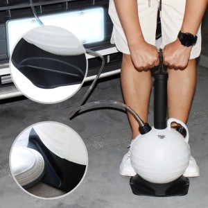 CCLIFE 6L Manuelle Ölabsaugpumpe für Öl Benzin Diesel Bremsflüssigkeit mit 1,5m Schlauch