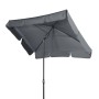 Doppler Balkonschirm Waterproof, 115x188 cm, anthrazit, mit Knickfunktion für optimalen Schatten.