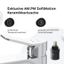 AM.PM Waschtischarmatur X-Joy Chrom mit Keramikkartusche und hohem Auslauf.