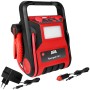 APA Starthilfe Powerpack 300 A mit Kompressor, 12V Steckdose, USB Ausgang und Arbeitsleuchte.