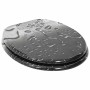 vidaXL Soft-Close Toilettensitz Grau 44 x 38 cm MDF-Platte 42027182_2
