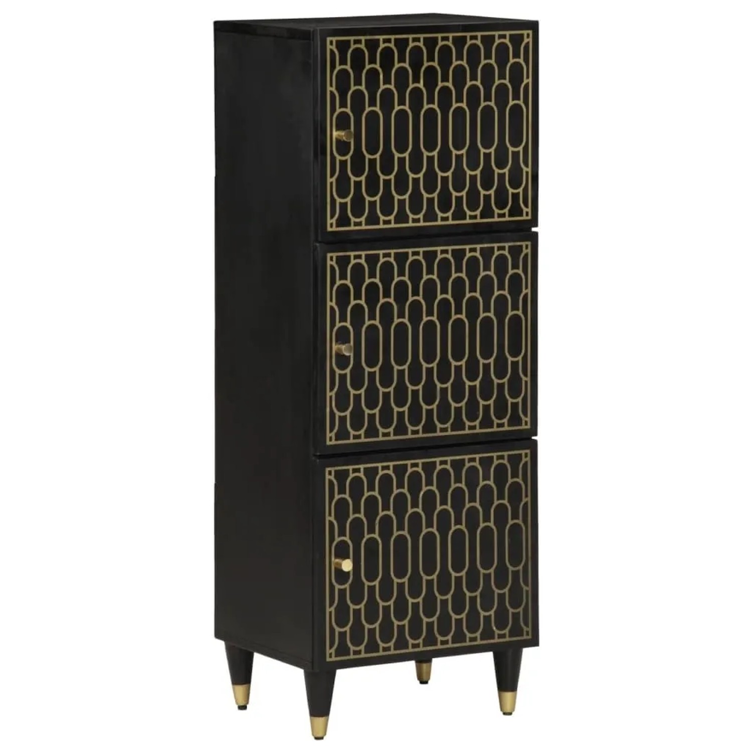 vidaXL Highboard 40x33x110 cm Massivholz Mango 358349 günstig online kaufen