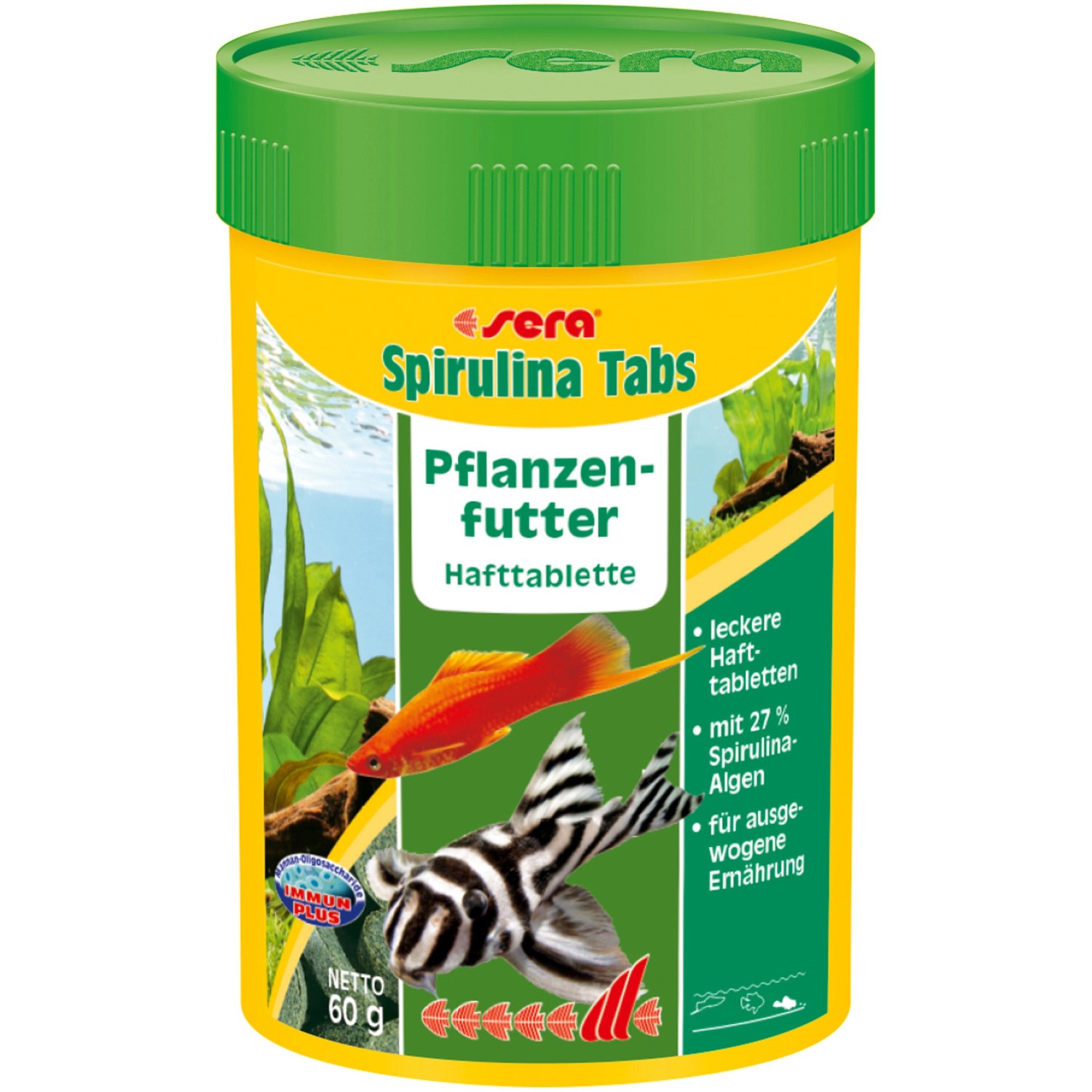 Sera Fisch-Tablettenfutter Spirulina Tabs Nature 100 ml (60 g)