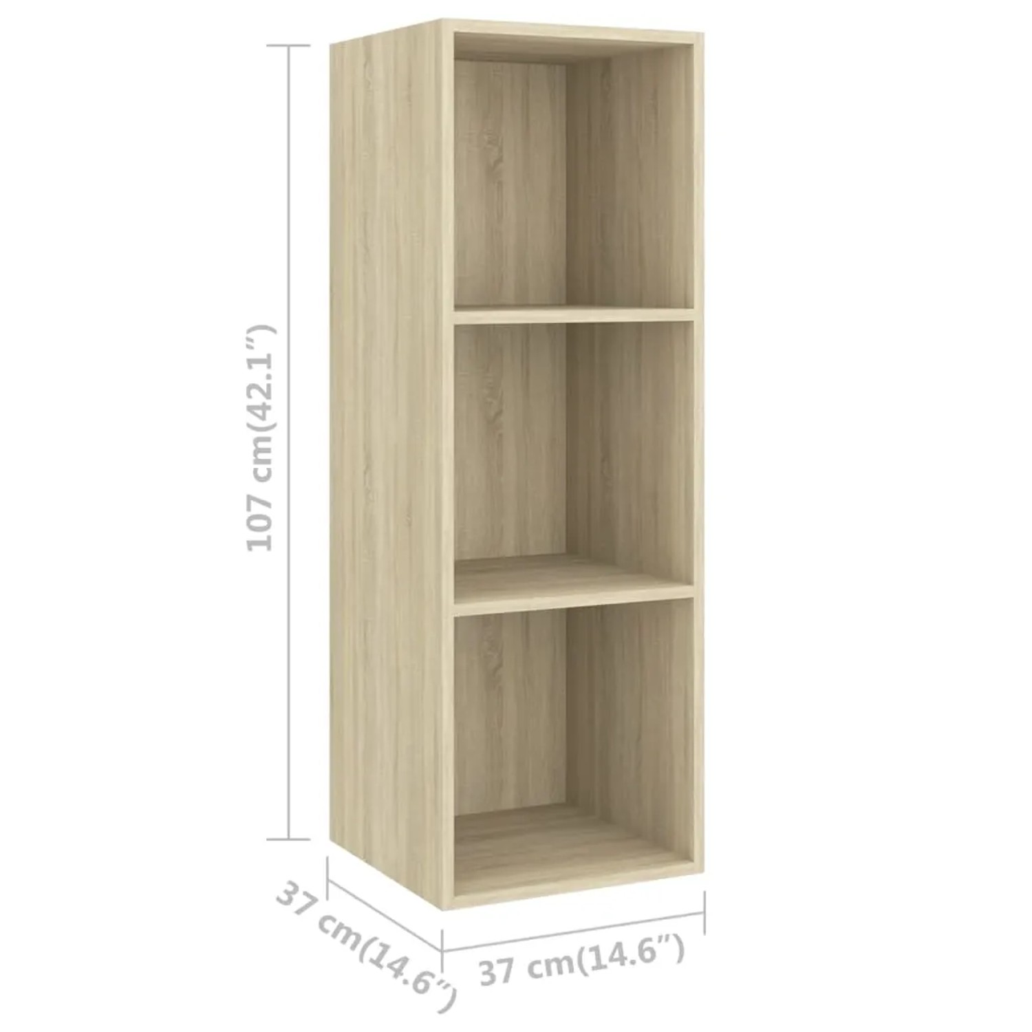 vidaXL 5-tlg. TV-Schrank-Set Sonoma-Eiche Holzwerkstoff  Modell 2