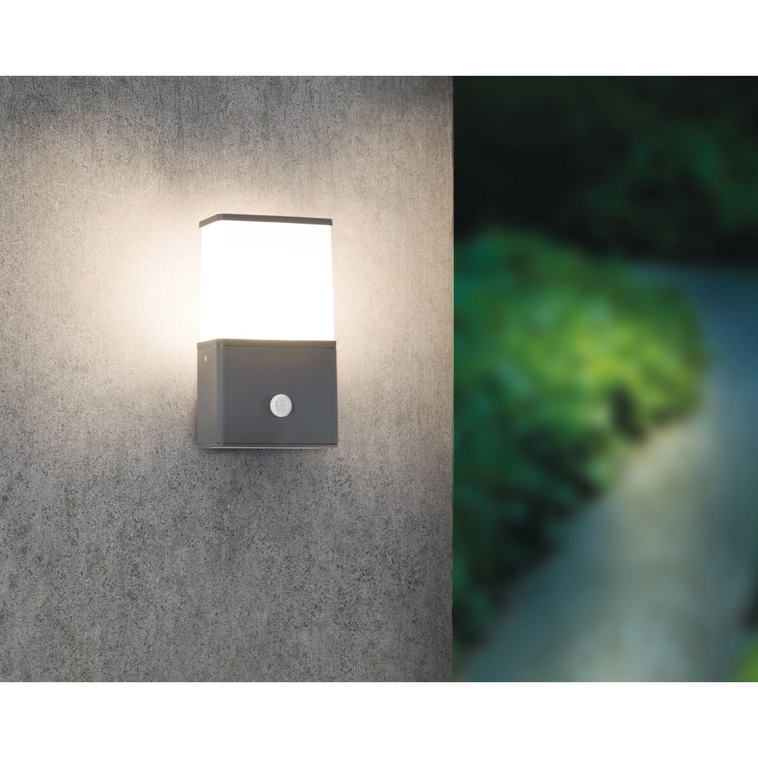 LED-Außenwandleuchte mit Bewegungsmelder Veroli günstig online kaufen