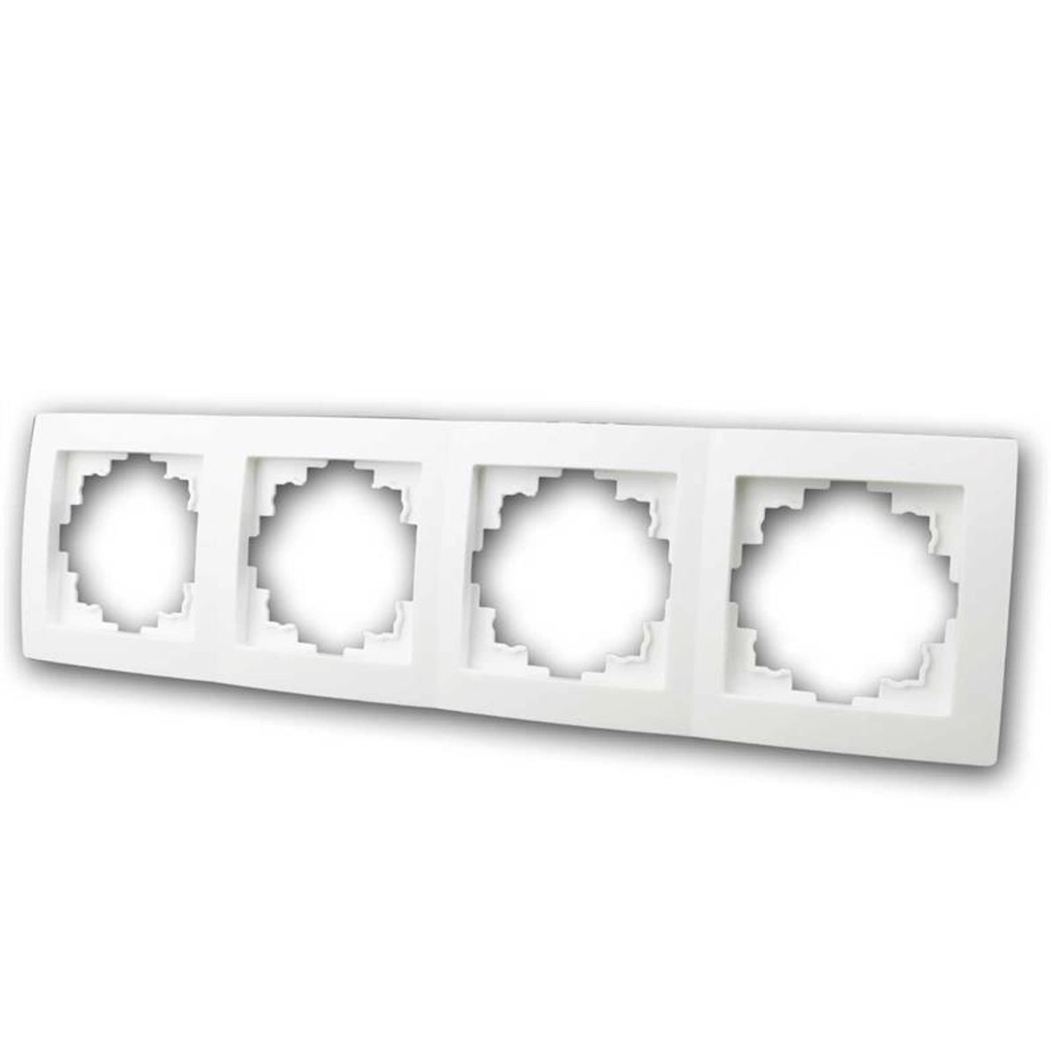 McPower FLAIR Rahmen 4-Fach Weiß Matt Vierfachrahmen