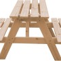 Timbela Kindersitzgarnitur M012-1 Klein aus Holz, ideal für den Garten.