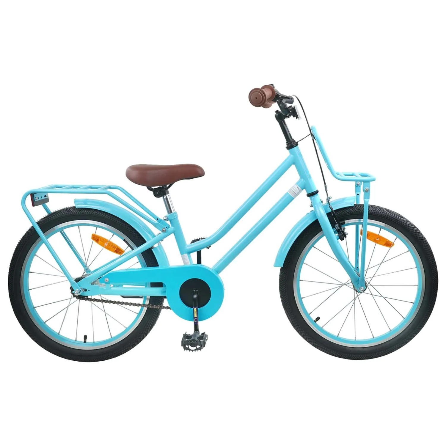 vidaXL Kinderfahrrad 18 Zoll für 5-7 Jahre Alt Himmelblau 42009184