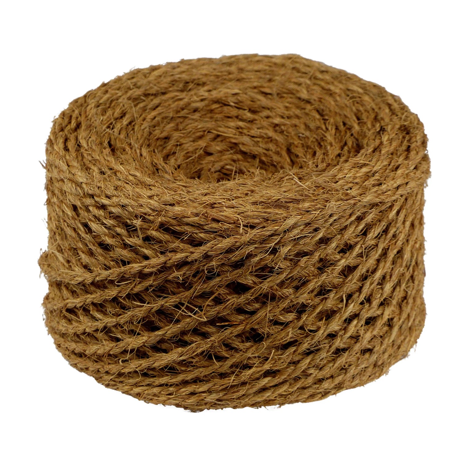 Baumbindeband aus Kokosfaser, 100 m Rolle, braunes Naturseil für Garten und Pflanzen.