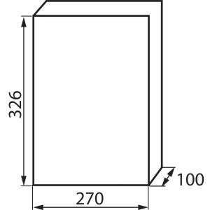 Kanlux Verteiler Sicherungskasten Aufputz DB212S 2x12 Module