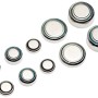 Set aus verschiedenen Knopfzellen für Uhren, Spielzeug und mehr.