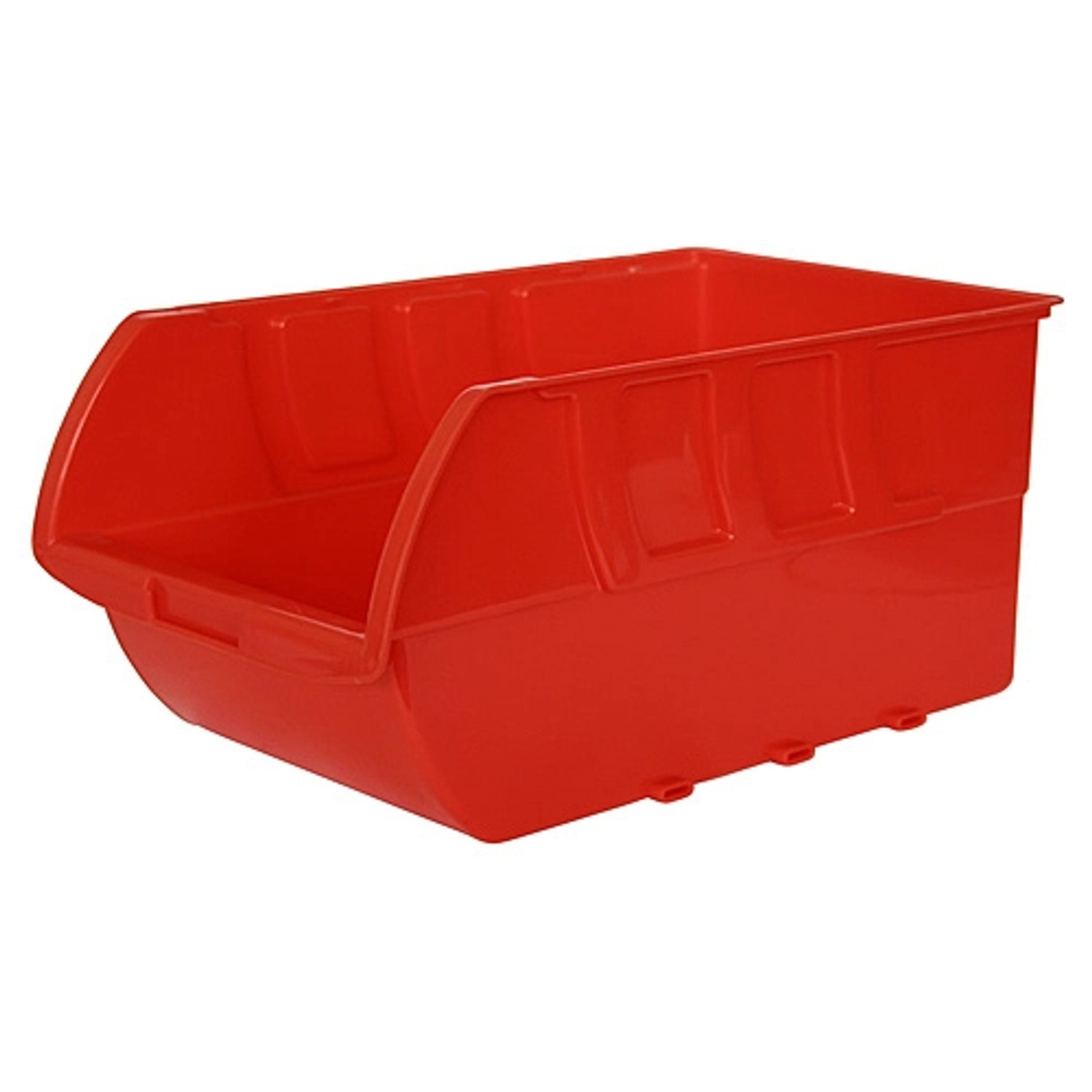 PROREGAL Sichtlagerkasten aus Kunststoff Rot BxHxT 12x16x23cm10 Stück günstig online kaufen
