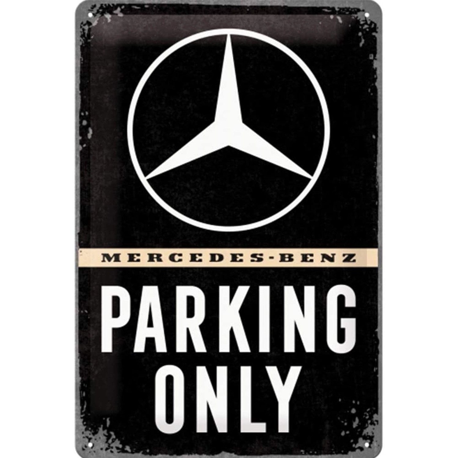 Nostalgic-Art Blechschild 20 x 30cm - Mercedes-Benz - Parking Only günstig online kaufen