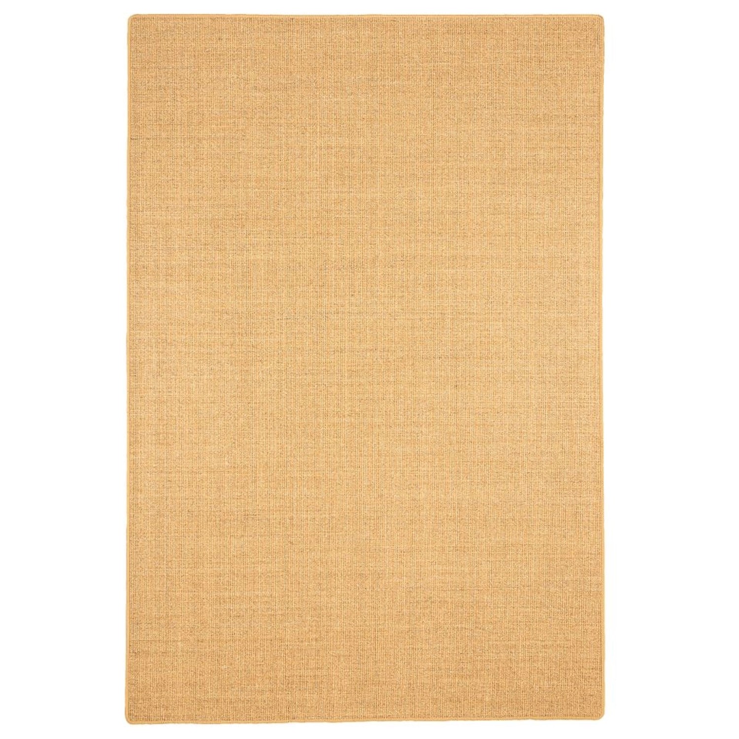 Klassischer Sisalteppich Snapstyle Natur Nuss, 200x300 cm. Natürliche Textur, robust und zeitlos.