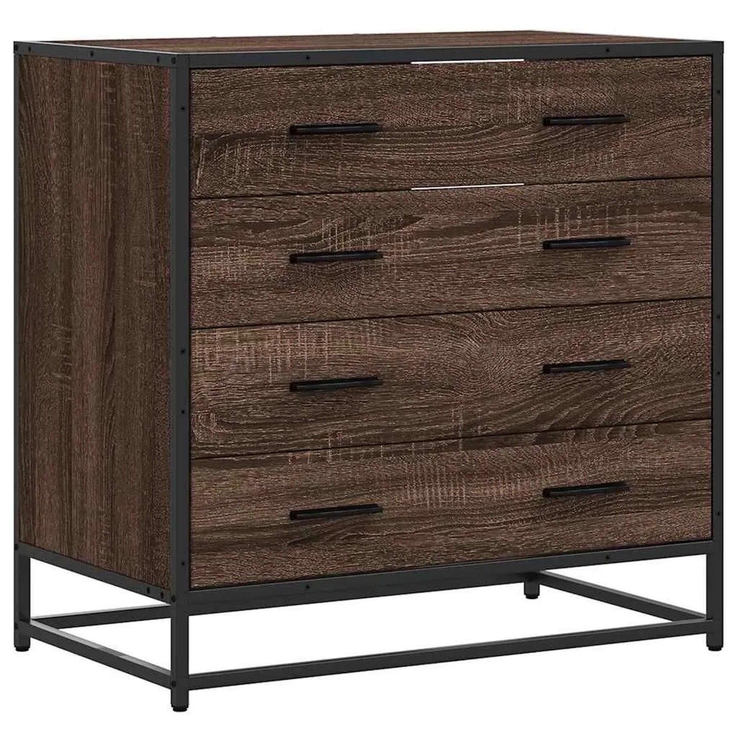 vidaXL Schubladenschrank Braun Eichen-Optik 70x41x70 cm Holzwerkstoff 849083