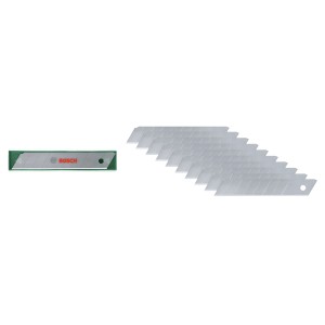 Bosch Abbrechklingen 18mm, 10 Stück im Set. Messer-Zubehör für präzise Schnitte.