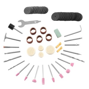 STAHLWERK Schleif Zubehör Set, 225 Teile für Mehrzweckschleifer und Rotationsschleifer.