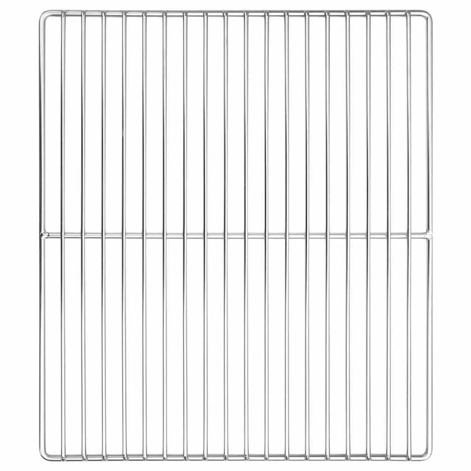 vidaXL Grillrost Silber 40 x 35 cm Edelstahl 42008311