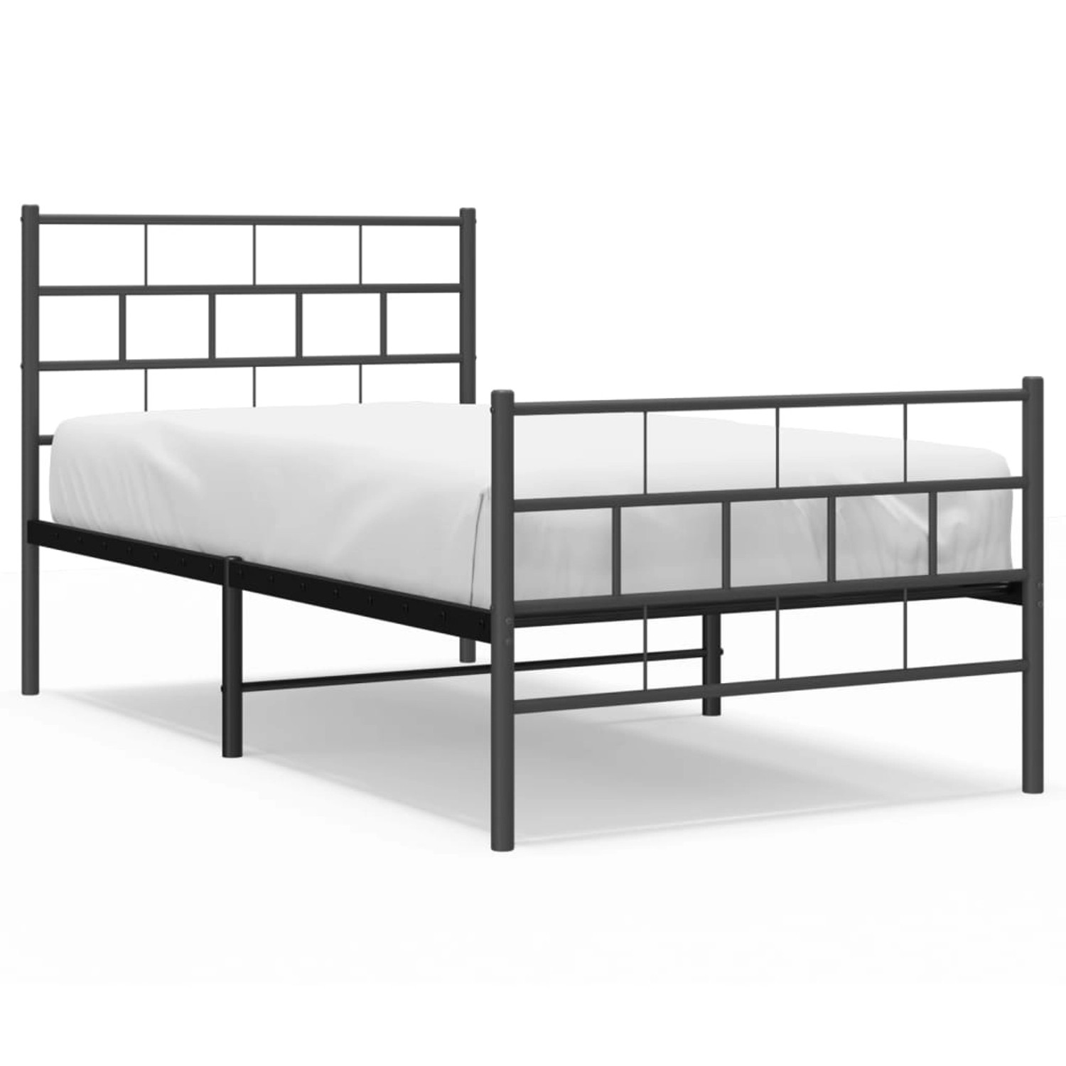 vidaXL Bett Bettgestell mit Kopf- und günstig online kaufen