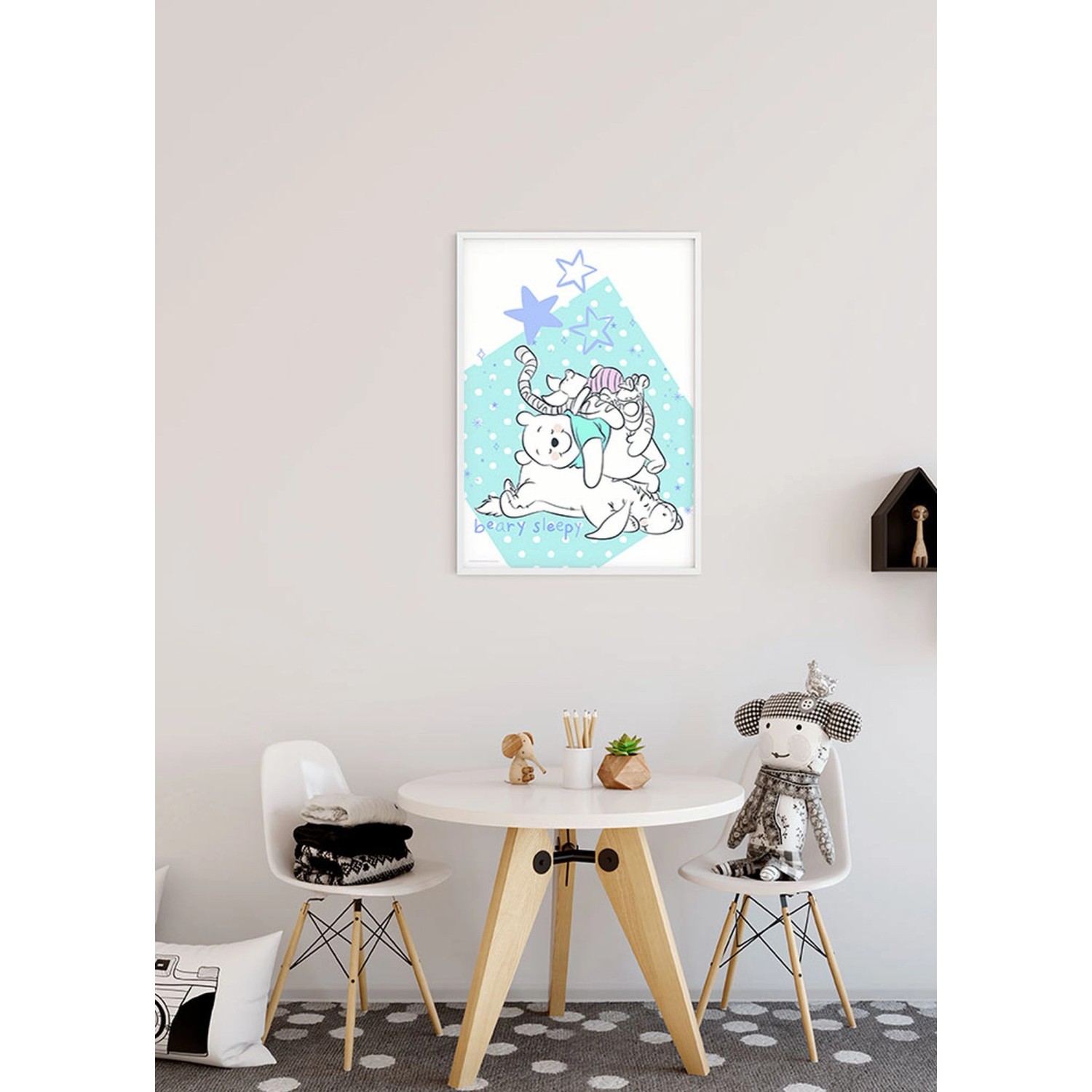 Disney Poster Pu Der Bär Mintgrün 30 x 40 cm 610182 günstig online kaufen