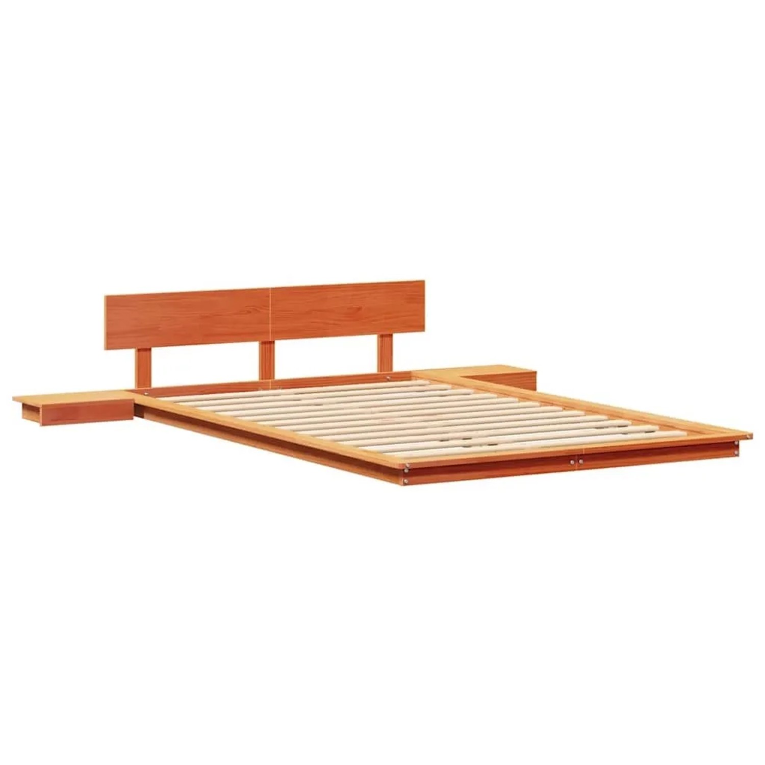 vidaXL Bettgestell Braun 120 x 200 cm Holz 872403 günstig online kaufen