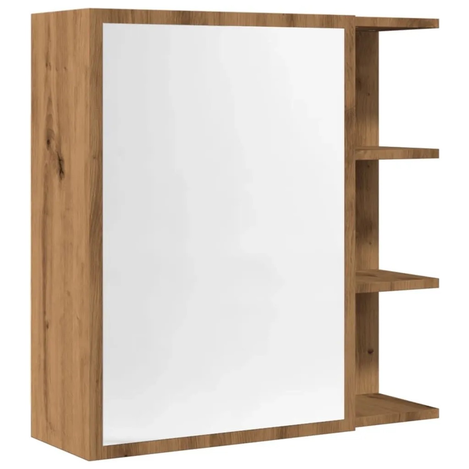 vidaXL Spiegelschrank Artisan-Eiche 62,5x20,5x64 cm Holzwerkstoff 856178 günstig online kaufen