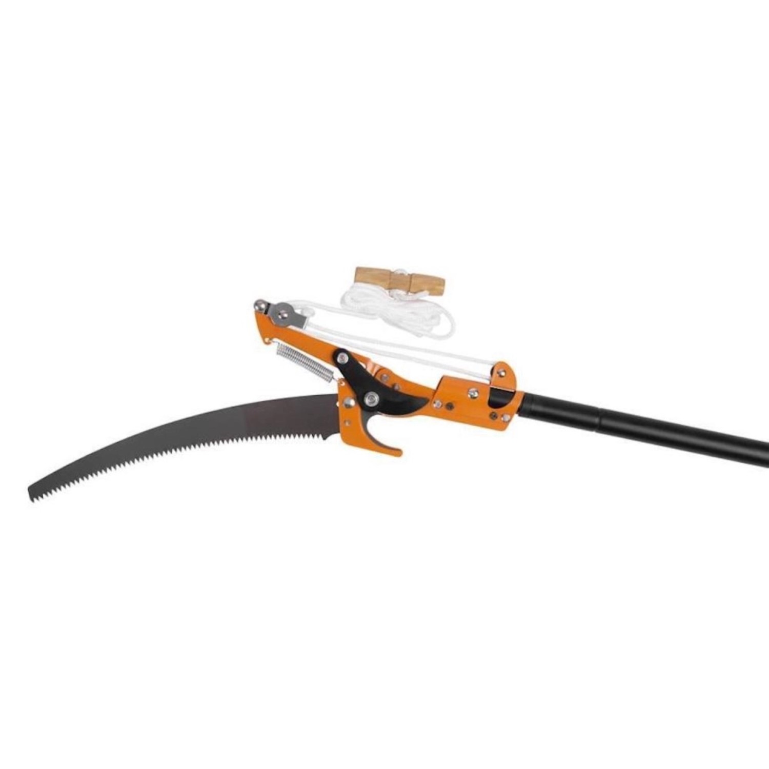 PROREGAL Baumschere WOOD mit Teleskopstange 240cm Schwarz-Orange günstig online kaufen