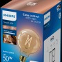 Philips Smart LED-Leuchtmittel, 7W, E27, Globe Filament G95 Amber im Einzelpack.