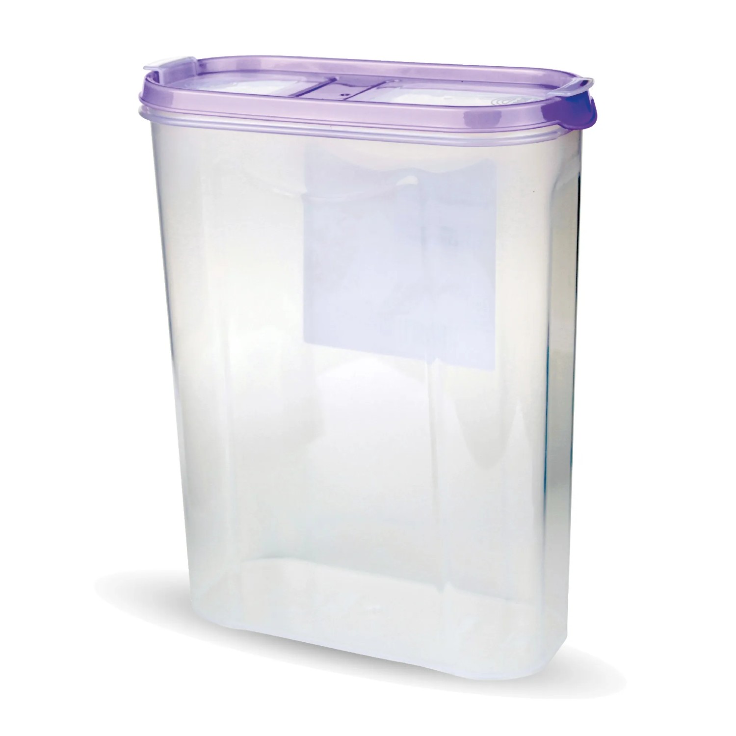 2er-Pack Bestlivings Frischhaltebox Schüttdose, 2,8 Liter, lila Deckel. Vorratsdose aus Kunststoff.
