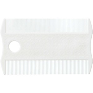 Jollypaw Flohkamm, beidseitig, aus Kunststoff, 9 cm, zur Diagnose von Flöhen und Läusen.