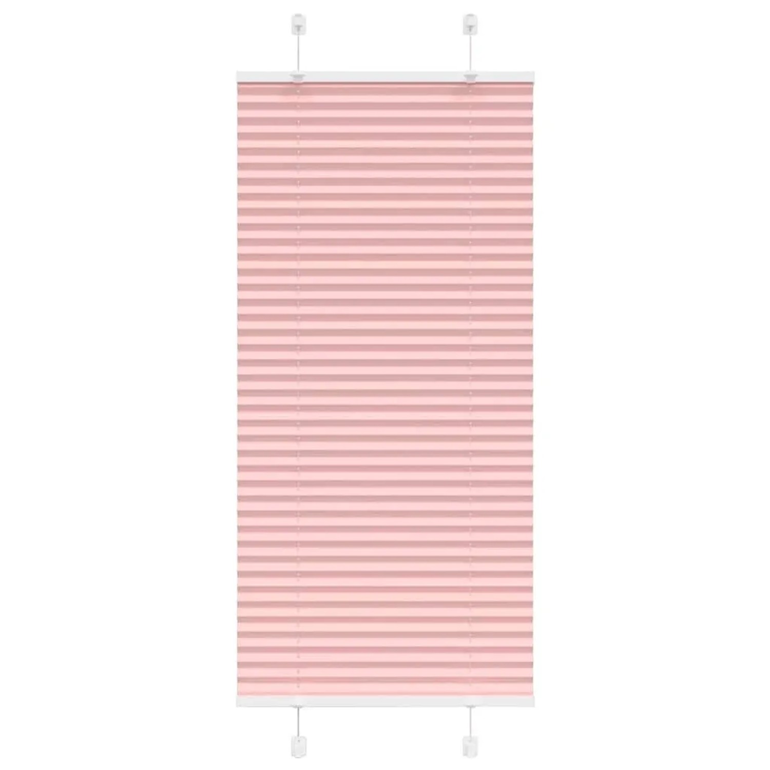 vidaXL Plissee Rosa 65x150 cm Stoffbreite 64,4 cm Polyester 4015442 günstig online kaufen