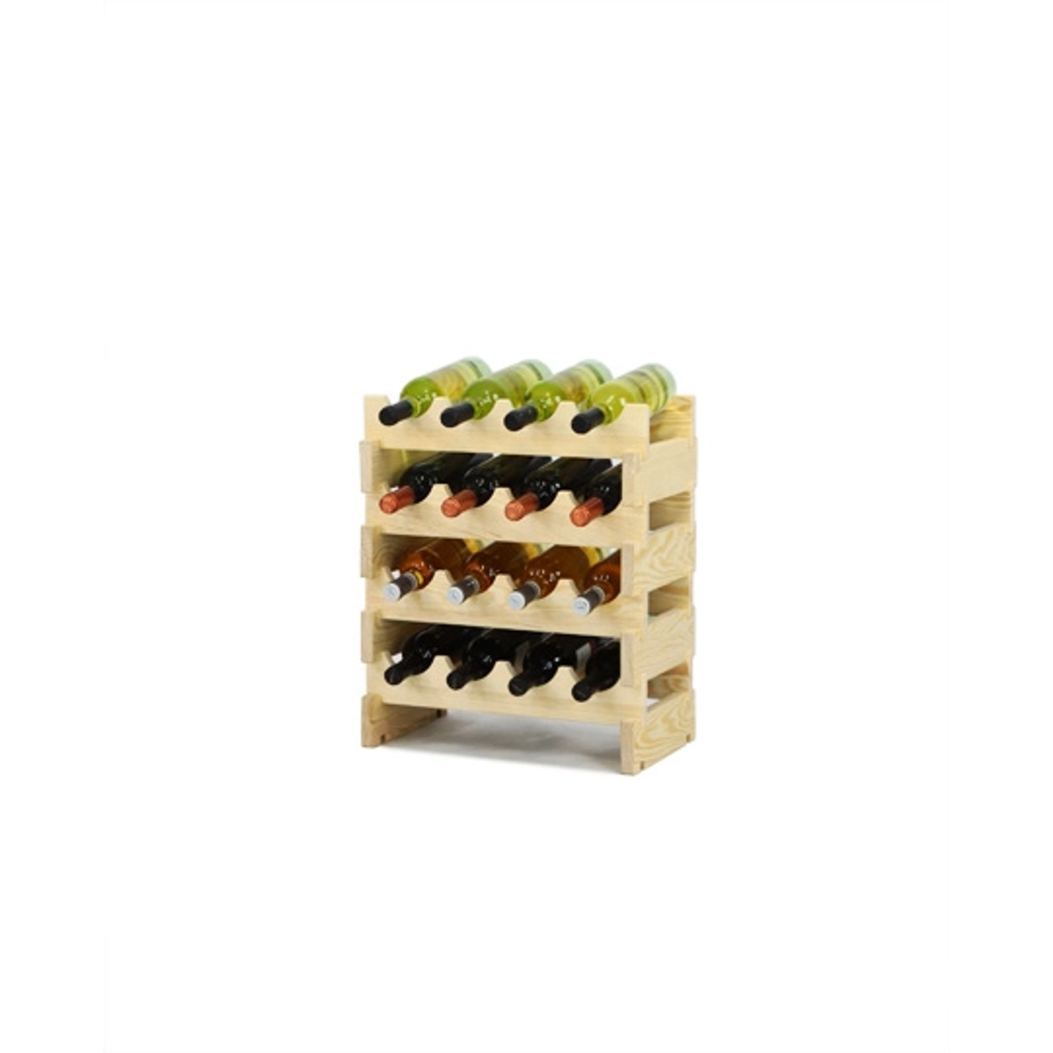 PROREGAL Weinregal Vinoteca Flex  HxBxT 46 x 47 x 29 cm 16 Flaschen Massive günstig online kaufen