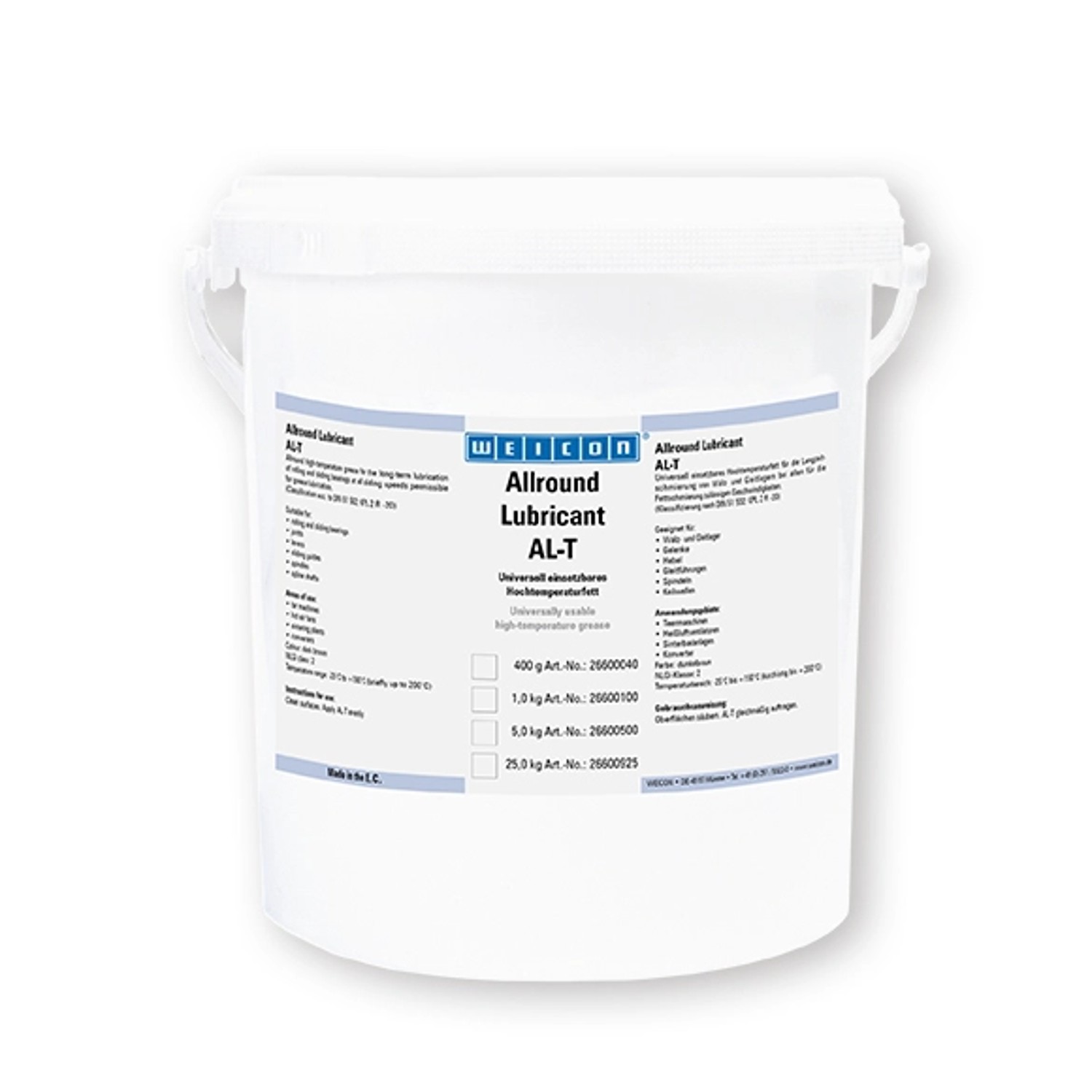 WEICON Allround-Lubricant 5 kg AL-T 5000, Hochtemperaturfett