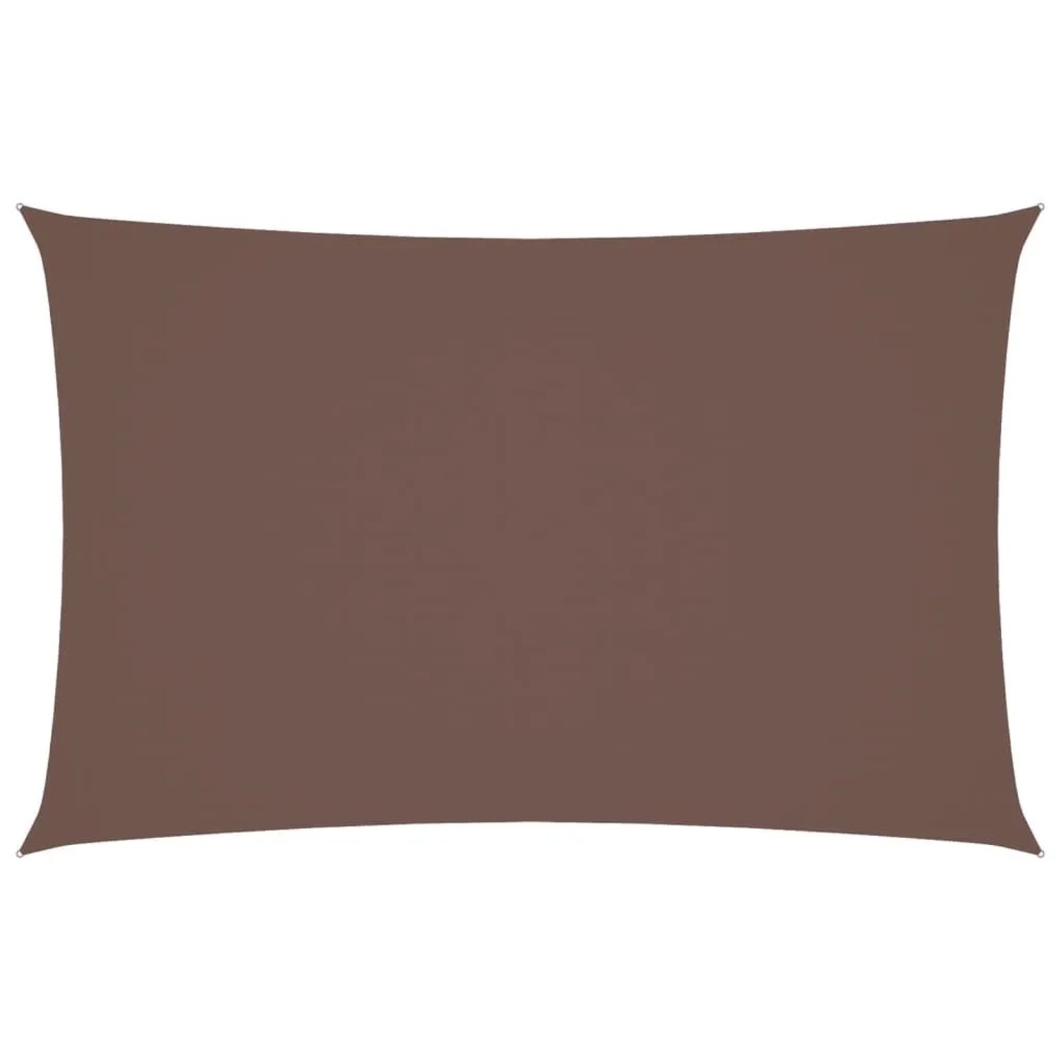 Furnicato Sonnensegel Oxford-gewebe Rechteckig 4x7 M Braun