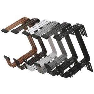 Siena Garden Blumenkastenhalter Gigant in verschiedenen Farben, geeignet für Geländer und Mauern.