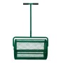 Grüner Monstershop Kompoststreuer aus Stahl, 80L Fassungsvermögen, für die Gartenpflege.