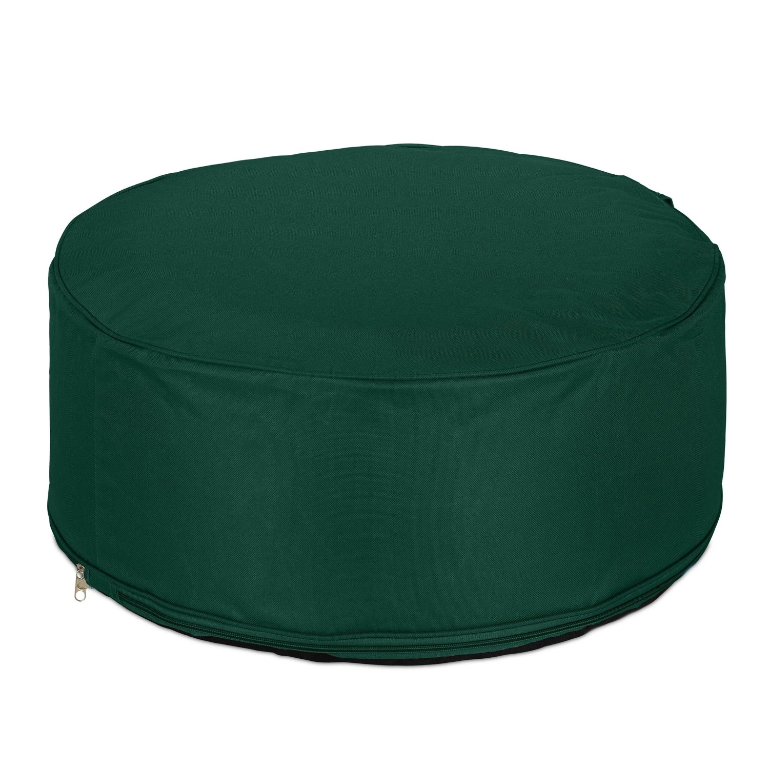 Relaxdays Hocker Polyester/PVC Grün Aufblasbar 26 cm x 56 cm 0,6 kg