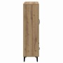 vidaXL Highboard Artisan-Eiche 70 x 31 x 115 cm Verbundholz und Eisen 880861_7