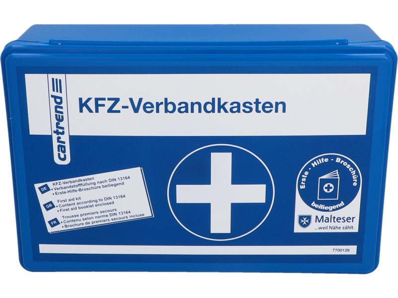 KFZ-Verbandtasche nach aktueller DIN 13164:2022