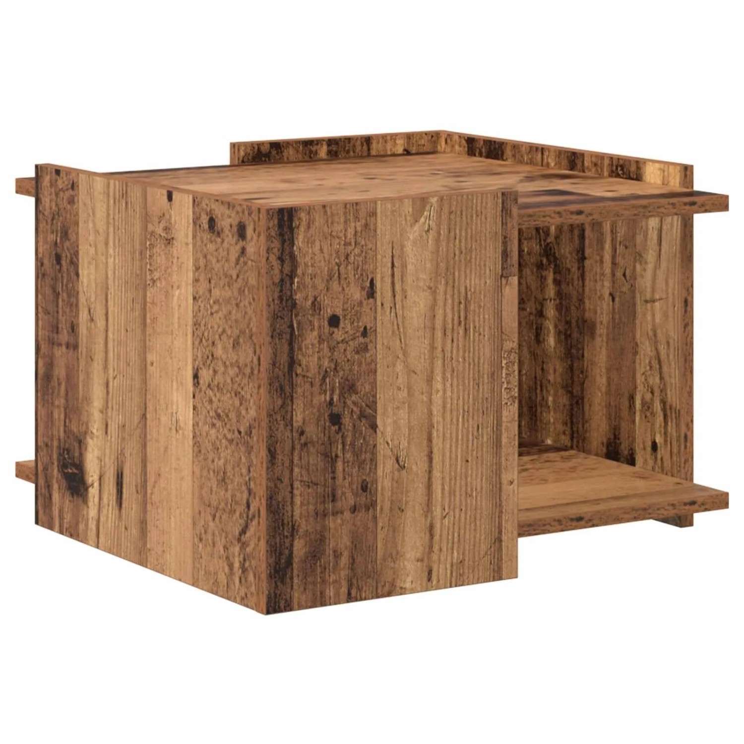 vidaXL Couchtisch Altholz 50,5 x 50 x 33 cm Holzwerkstoff 8001008