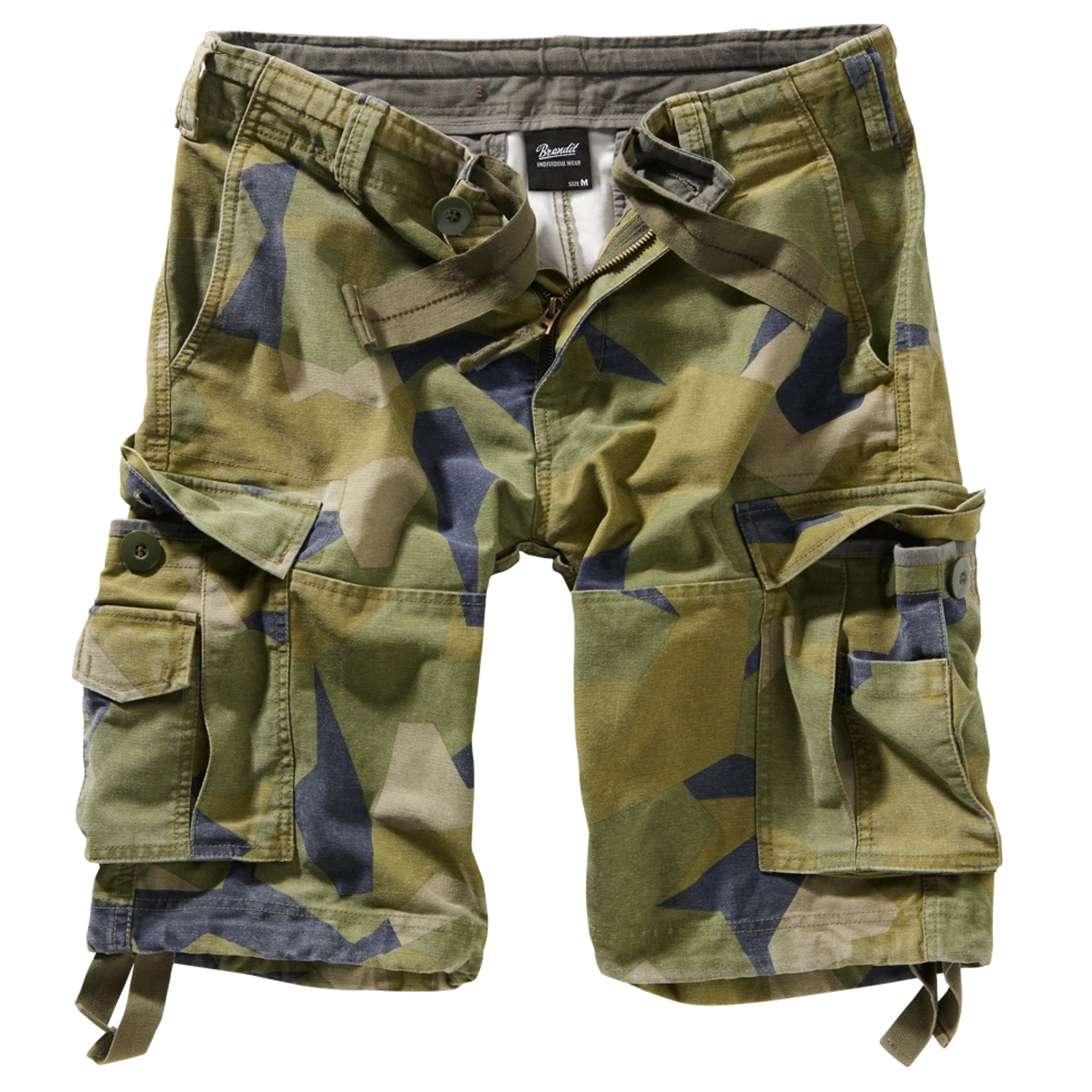 Brandit Vintage Shorts swedish camo M90 3XL