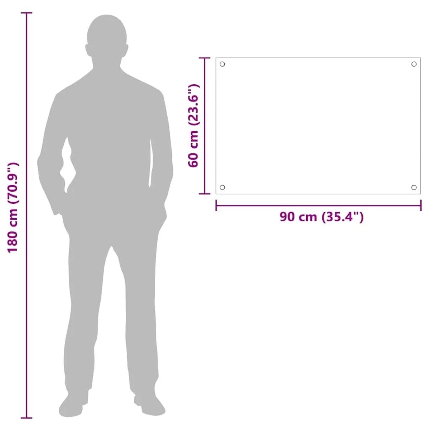 vidaXL Küchenrückwand Weiß 90 x 60 cm Gehärtetes Glas 42018016_10