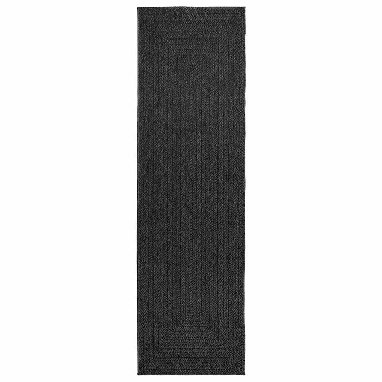 vidaXL Teppich Zizur Anthrazit 80x250 Cm Juteoptik Indoor Und Outdoor 22326 günstig online kaufen