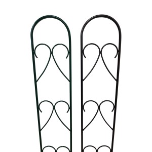 Clematis-Spalier Honey, Montana-Grün und Schwarz, 15x150cm, Gartendeko für Kletterpflanzen.