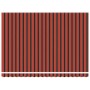 vidaXL Einziehbare Markise, orange-braun gestreift, 450x300 cm, ideal für Terrasse & Balkon.