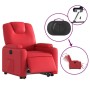 vidaXL Relaxsessel mit Aufstehhilfe Elektrisch Rot Kunstleder 3204449_6